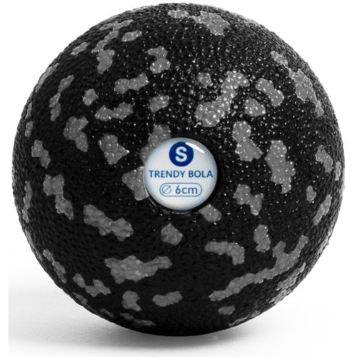 Masszázs labda Trendy Bola fekete-szürke 6 cm