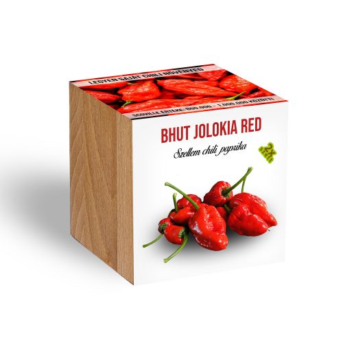Szellem chili - Bhut Jolokia Red fa kaspóba, Szellem chili - Bhut Jolokia Red fa kaspóba